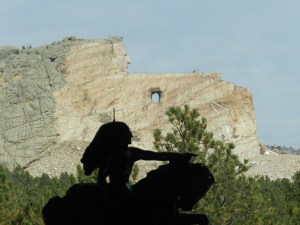 Crazy Horse Monument with Finished Sculpture