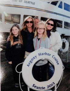 That's us with Dyan (yes, that's Peter hiding in the back)