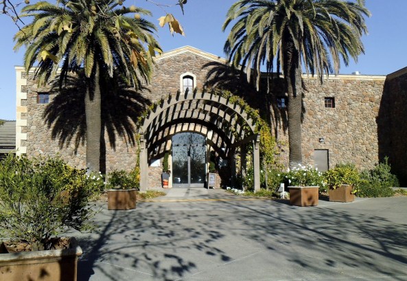 Black Stallion Winery.  At least the entrance was pretty