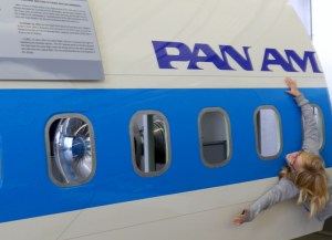 Rachel catching a flight