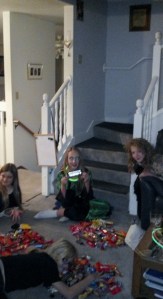 Post-looting sorting of the loot