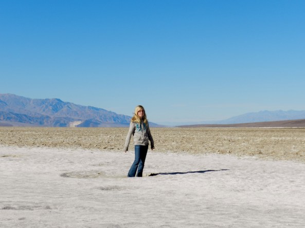 Rachel, in a hole, more than 282 feet below sea level